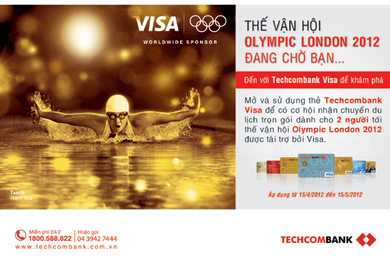 Thông qua chương trình, Techcombank mong muốn gửi lời tri ân tới hàng triệu khách hàng đã gắn bó và sử dụng các dịch vụ tài chính cá nhân nói chung và dòng sản phẩm thẻ quốc tế mang thương hiệu Visa của Techcombank nói riêng nhân dịp hè 2012.