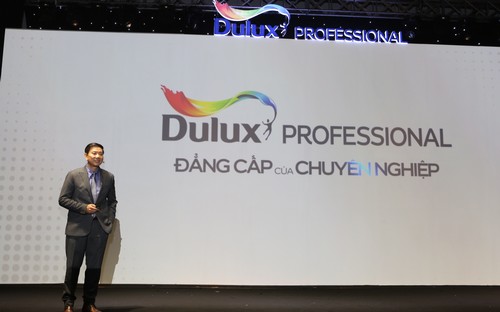 Ông David Teng, Tổng giám đốc Sơn trang trí của AkzoNobel Việt 
Nam chia sẻ thông tin tại sự kiện ra giới thiệu dòng sản phẩm mới.