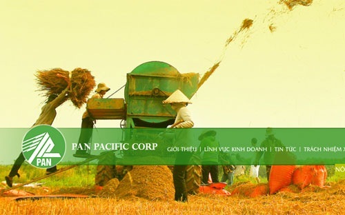 Trang web của Công ty Cổ phần Tập đoàn PAN.