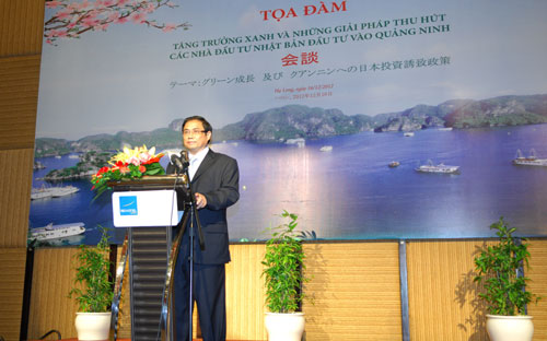 Ông Phạm Minh Chính, Bí thư Tỉnh ủy Quảng Ninh.<br>