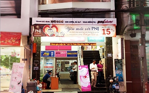 Một điểm giao dịch của PNJ.