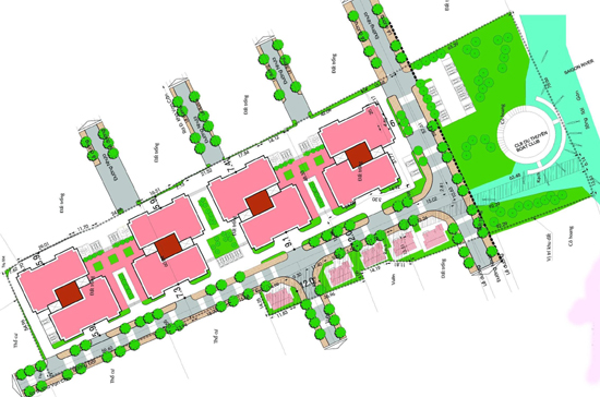 Bản đồ quy hoạch dự án.