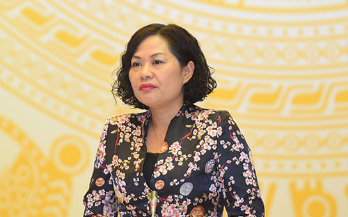 Phó thống đốc Ngân hàng Nhà nước Nguyễn Thị Hồng.<br>