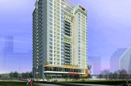 Chung cư cao tầng Phú Mỹ do Petroland làm chủ đầu tư.