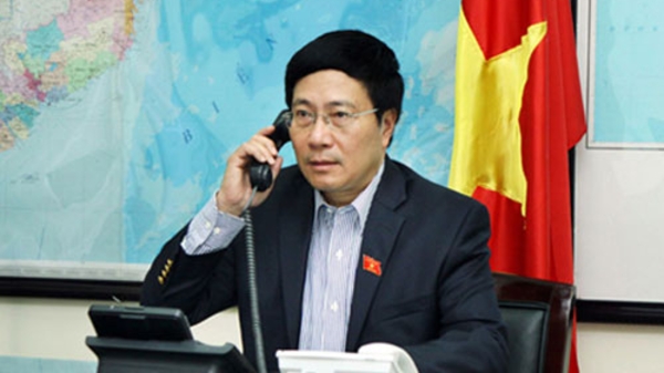 Ngoại trưởng Việt - Mỹ điện đàm về biển Đông