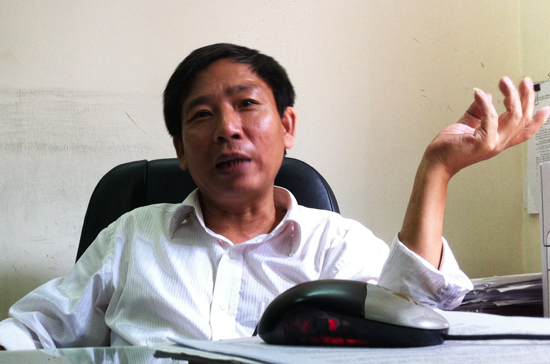 Ông Phạm Đình Thúy: "Tình hình trước mắt sản xuất công nghiệp sẽ còn khó khăn nhất định" - Ảnh: Anh Quân.