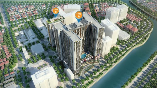 Phối cảnh tổng thể Dự án The Goldview.