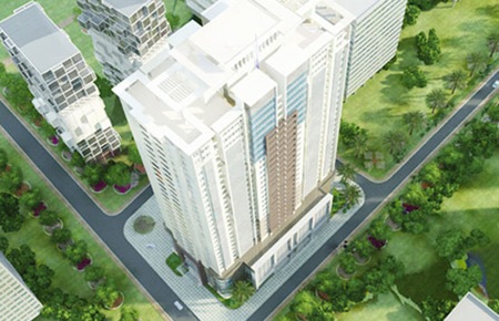 Phối cảnh FLC Landmark Tower, dự án đã được FLC bàn giao căn hộ cho khách hàng từ 1/6-15/6/2012.