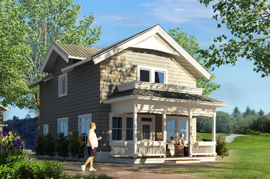 Phối cảnh biệt thự Green Villas 4.