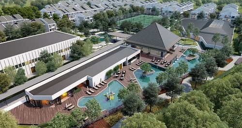 Đặc biệt, nhằm phục vụ nhu cầu “sống như nghỉ dưỡng” của cư dân, chủ đầu
 tư đang xây dựng khu tiện ích tiêu chuẩn 5 sao với vốn đầu tư lên tới 
200 tỷ đồng.