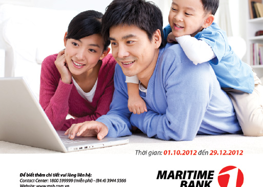 Chương trình kéo dài từ 1/10 đến 29/12/2012, áp dụng trên nhiều sản phẩm, dịch vụ.