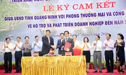 VCCI hợp tác với Quảng Ninh hỗ trợ và phát triển doanh nghiệp