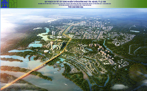 Đồ án quy hoạch được đánh giá tầm cỡ quy mô bậc nhất này sẽ tạo nên điểm nhấn cho không gian, kiến trúc khu vực cửa ngõ Thủ đô.