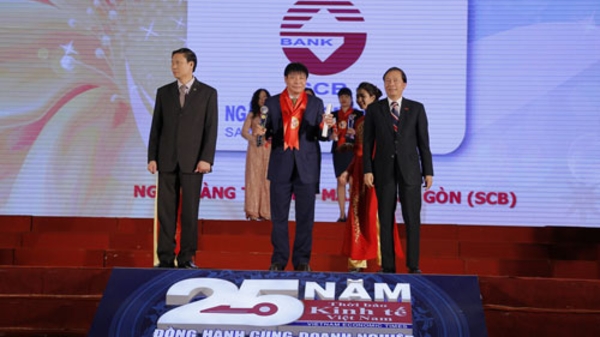 SCB nhận danh hiệu Thương hiệu Mạnh Việt Nam 2015