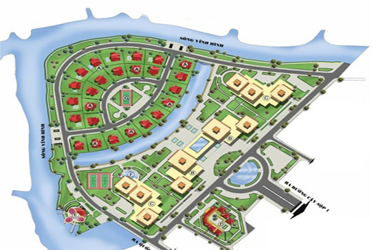 Phối cảnh dự án Arista Villas, quận Thủ Đức.