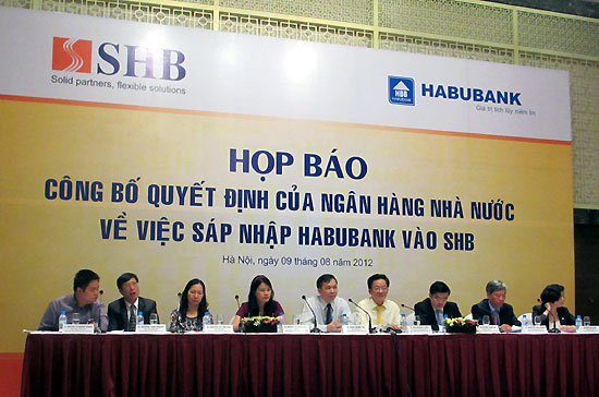 Cơ cấu Hội đồng Quản trị và Ban điều hành SHB sau khi sáp nhập trước mắt vẫn giữ nguyên.