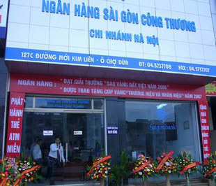 Chi nhánh Saigonbank tại Hà Nội.