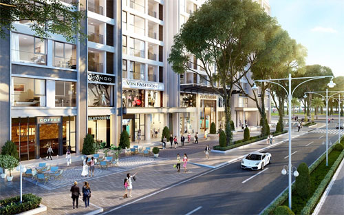 Nhà phố thương mại Shophouse Vinhomes Central Park nằm ở 2 tầng khối đế 
của các toà căn hộ, được thiết kế dưới dạng duplex thông tầng, trong đó,
 tầng 1 được sử dụng vào mục đích kinh doanh, tầng 2 để ở. 