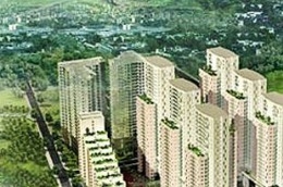 Phối cảnh tổng thể dự án căn hộ Belleza, tại Phú Mỹ, Tp. HCM của TDC.