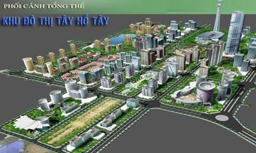 Bức xúc mặt bằng, siêu dự án Tây Hồ Tây xin “cơ chế đặc thù”