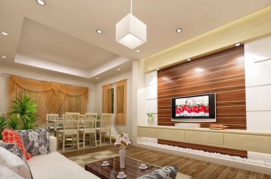 Mẫu thiết kế phòng khách của Dự án Hado Park View.