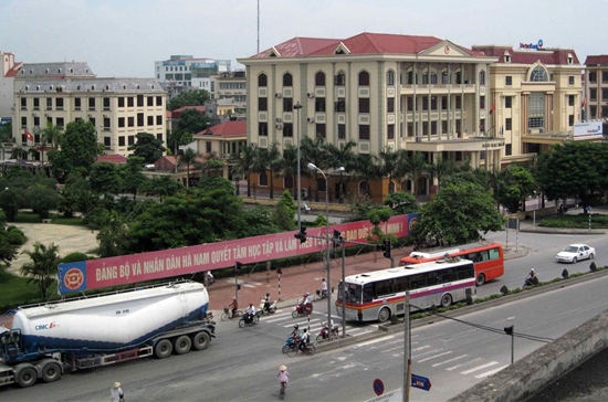 Một góc thành phố Phủ Lý, Hà Nam.