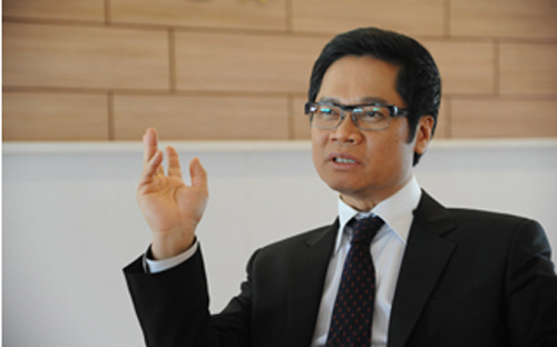 Ông Vũ Tiến Lộc, Chủ tịch VCCI.<br>