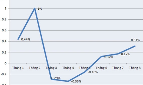 CPI tháng 8 tại Tp.HCM tăng tốc