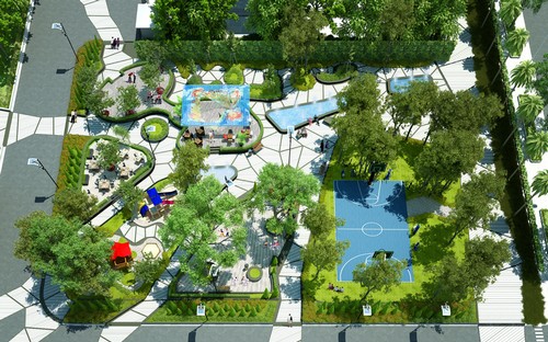 Dự án được thiết kế bởi kiến trúc sư Jame Mary O’Connor nên mang vẻ đẹp hiện đại, đậm phong cách Mỹ.