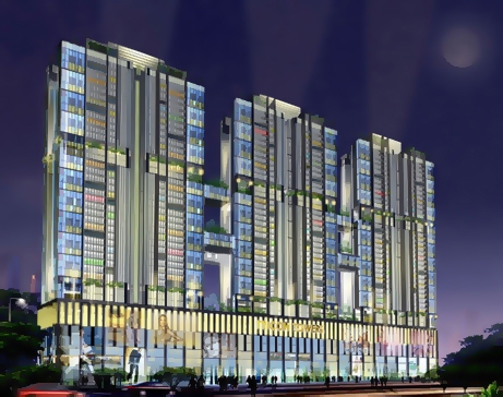Phối cảnh toàn bộ dự án Tricon Towers.