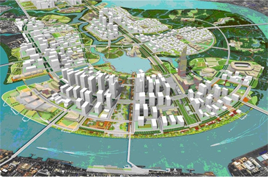 Khu đô thị mới Thủ Thiêm sau khi điều chỉnh quy hoạch.