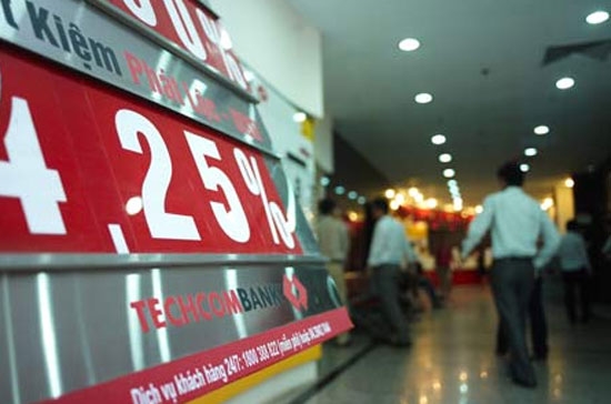 Tăng trưởng tiền gửi của Techcombank đạt mức 9,1% so với tỉ lệ tăng trưởng tiền gửi của hệ thống ngân hàng là 6,5%.