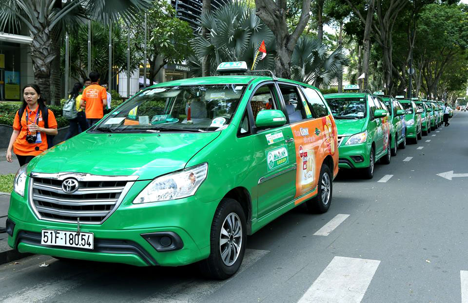 Hãng taxi Mai Linh.