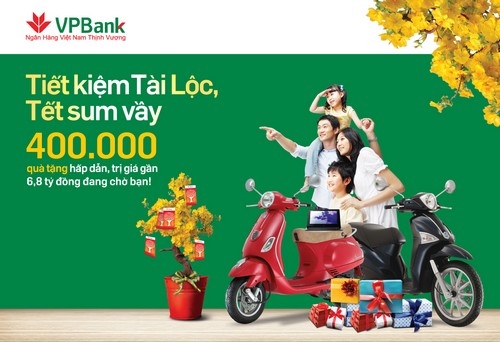 Chương trình được áp dụng đối với tất cả khách hàng là cá nhân trực tiếp
 đến gửi mới, tái tục sổ tiết kiệm hoặc hợp đồng/ tài khoản tiền gửi có 
kỳ hạn.
