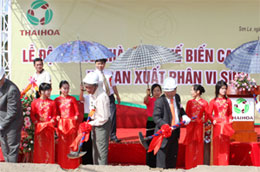 Thái Hòa khởi công nhà máy cà phê tại Sơn La.