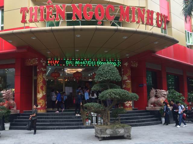 Trụ sở Thiên Ngọc Minh Uy tại Hà Nội.