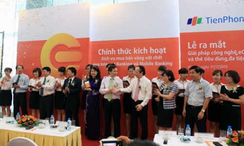 Nhà băng đầu tiên tại Việt Nam cho mua bán vàng qua mạng