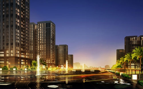 Phối cảnh dự án Times City.<br>