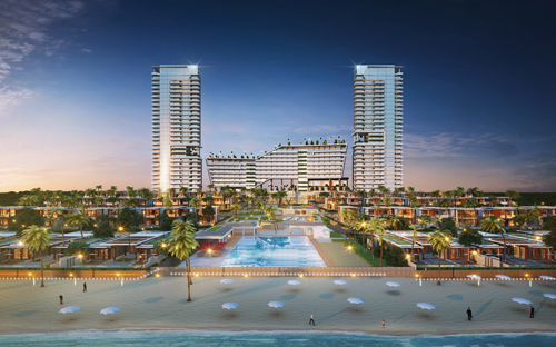 Phối cảnh tổng thể dự án Pan Pacific Danang Resort.<br>