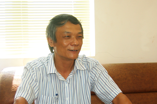 Ông Trần Đức Sơn, Tổng giám đốc Công ty Cổ phần Xi măng Đồng Bành - Ảnh: Anh Minh.