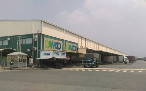 Trung tâm kho vận Damco.