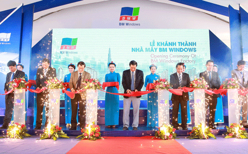 <div>Lễ khánh thành Nhà máy BM Windows.</div>