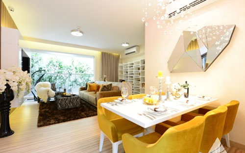 Phối cảnh căn hộ dự án Seasons Avenue.