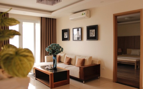 Các căn hộ có diện tích từ 80 - 127m2, được thiết kế theo phong cách kiến trúc hiện đại.