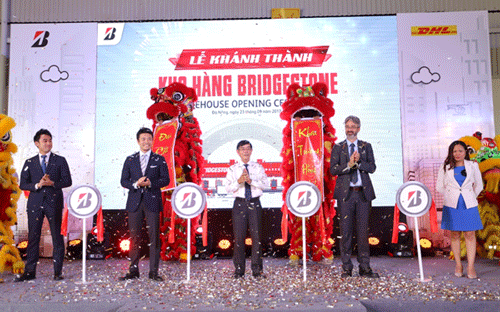 Lễ khánh thành kho hàng đầu tiên của Bridgestone Việt Nam tại Đà Nẵng. 