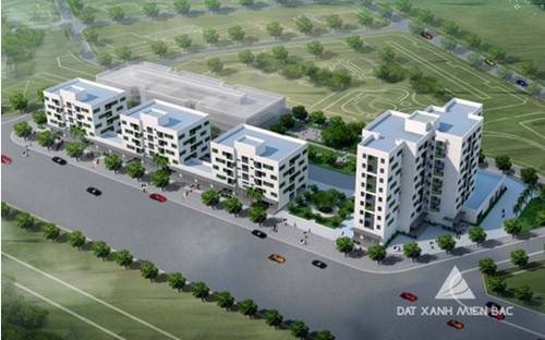 Phối cảnh dự án New Space Giang Biên.<br>