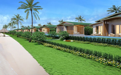 Mövenpick Villas được thiết kế 1 tầng có từ 1 đến 3 phòng ngủ với tất cả phòng khách, phòng ngủ của các biệt thự đều được thiết kế hướng biển, nhìn thấy biển và nằm ở vị trí rất gần biển.