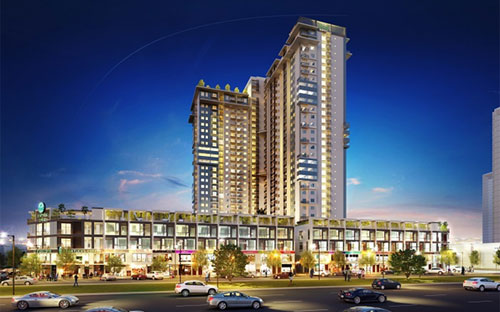 Phối cảnh dự án chung cư The TWO Residence.