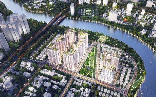 Được thiết kế thành 8 khối tháp, cao từ 20 - 25 tầng, mỗi căn hộ Sunrise Riverside có diện tích từ 69 m2 - 99 m2.