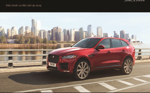 Ưu đãi sẽ được áp dụng từ nay đến hết ngày 31/10/2017 tại các đại lý 
phân phối ủy quyền chính thức của Jaguar Việt Nam tại khu vực Tp.HCM.